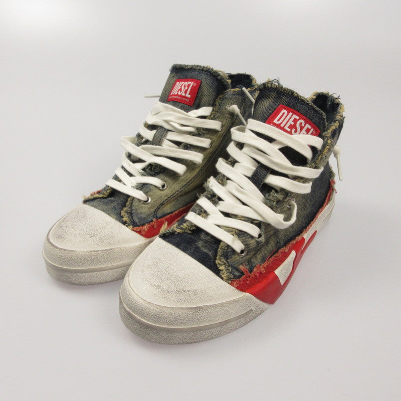 DIESEL | ディーゼル S-D-VERSE MID スニーカー Y03723 P7521 ブルー 27cm【姫路東店】