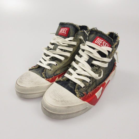 DIESEL | ディーゼル S-D-VERSE MID スニーカー Y03723 P7521 ブルー 27cm【姫路東店】