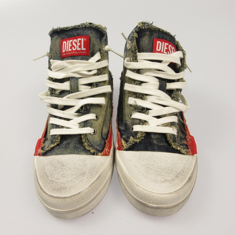 DIESEL | ディーゼル S-D-VERSE MID スニーカー Y03723 P7521 ブルー 27cm【姫路東店】