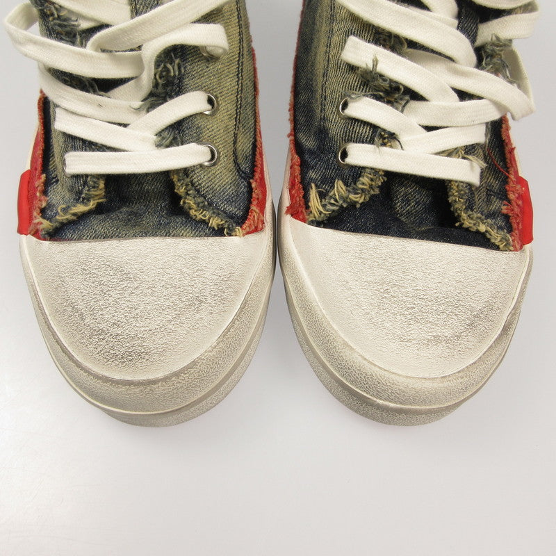 DIESEL | ディーゼル S-D-VERSE MID スニーカー Y03723 P7521 ブルー 27cm【姫路東店】
