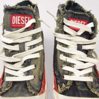 DIESEL | ディーゼル S-D-VERSE MID スニーカー Y03723 P7521 ブルー 27cm【姫路東店】