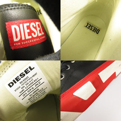 DIESEL | ディーゼル S-D-VERSE MID スニーカー Y03723 P7474 ブラック 27cm【姫路東店】