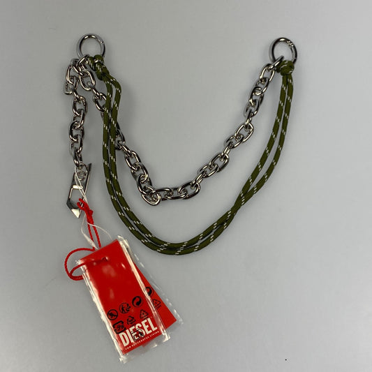 DIESEL | ディーゼル Charm in chain and rope その他小物 X10800P9133 チャーム シルバー【姫路東店】