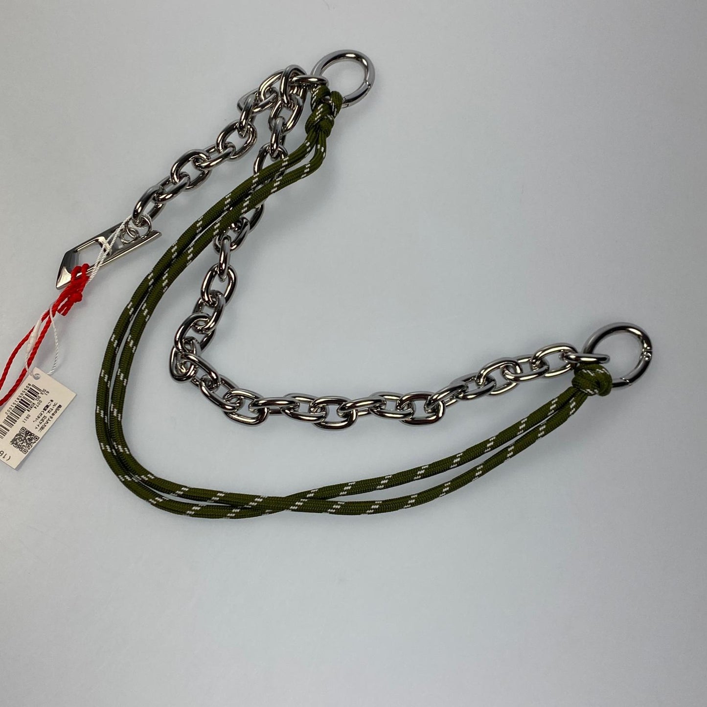 DIESEL | ディーゼル Charm in chain and rope その他小物 X10800P9133 チャーム シルバー【姫路東店】