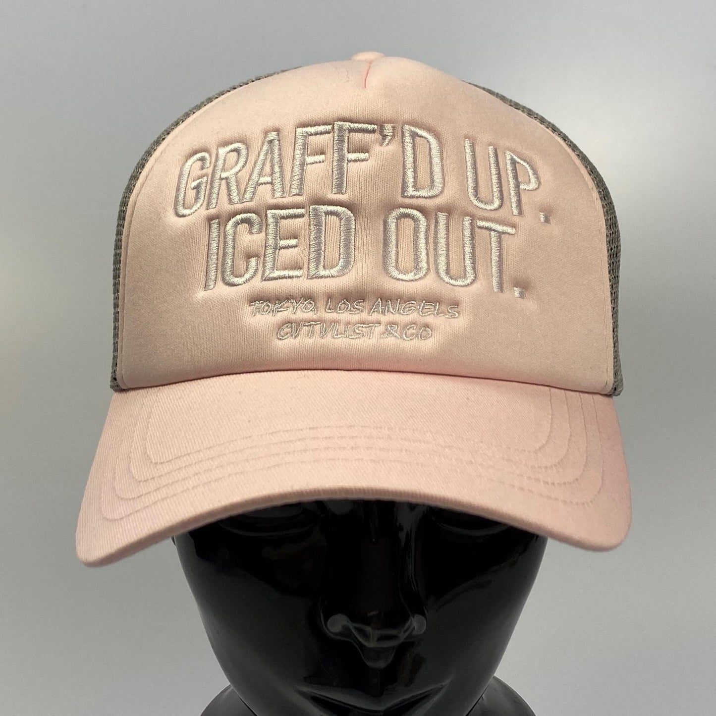 CVTVLIST | カタリスト IF&CO ICED OUT TRUCKER CAP キャップ 2501080502 メッシュキャップ ピンク【姫路東店】