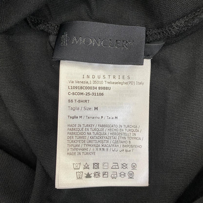 MONCLER | モンクレール 半袖Ｔシャツ L10918C00034 国内正規品 ブラック サイズ：M【姫路東店】