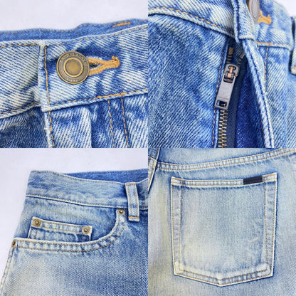 SAINT LAURENT | サンローラン ショートパンツ 643542 国内正規品 ブルー サイズ：30【姫路東店】