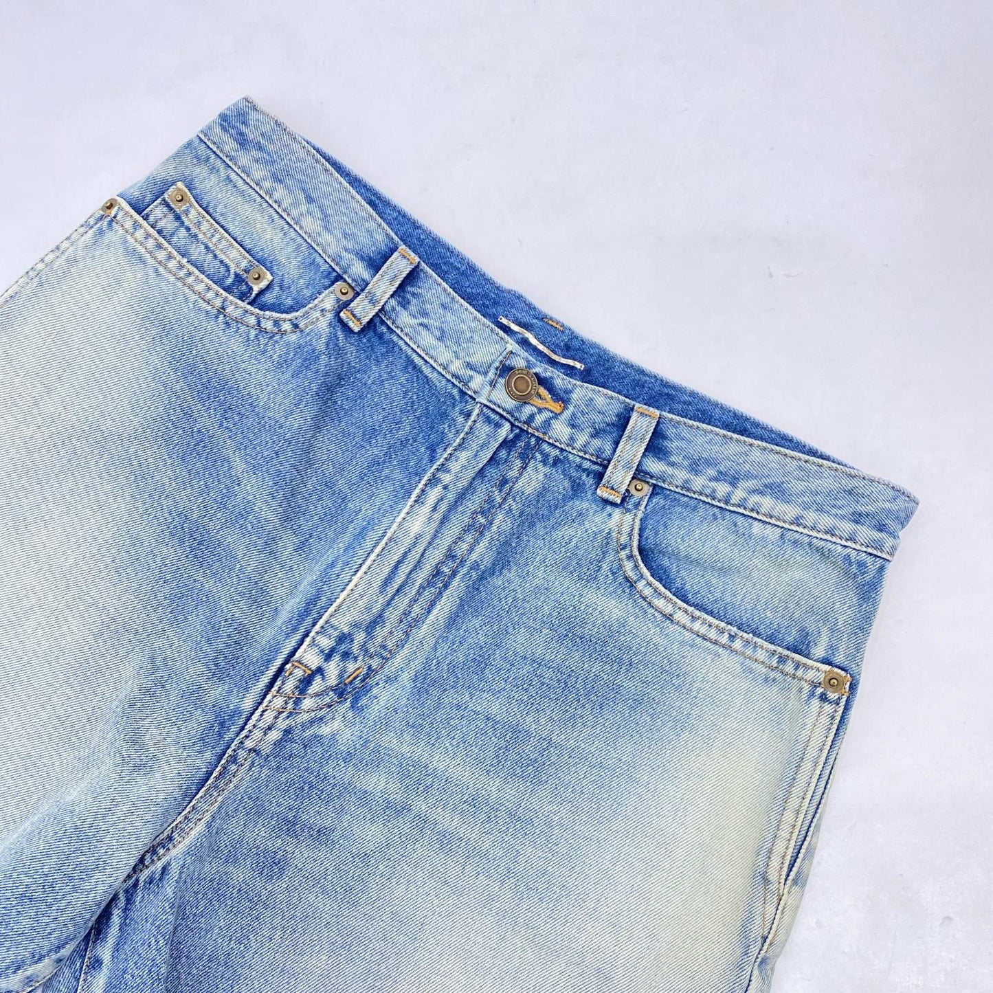 SAINT LAURENT | サンローラン ショートパンツ 643542 国内正規品 ブルー サイズ：30【姫路東店】