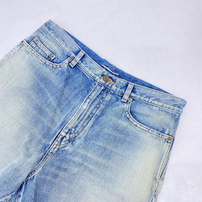 SAINT LAURENT | サンローラン ショートパンツ 643542 国内正規品 ブルー サイズ：30【姫路東店】