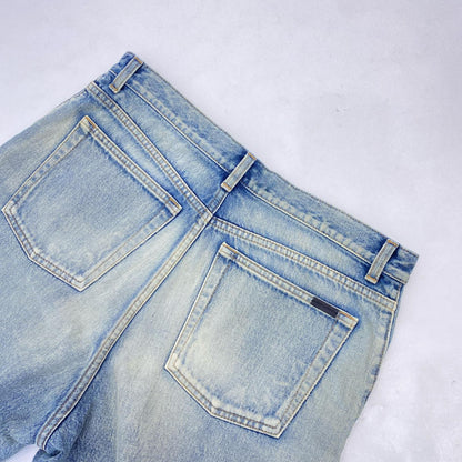 SAINT LAURENT | サンローラン ショートパンツ 643542 国内正規品 ブルー サイズ：30【姫路東店】