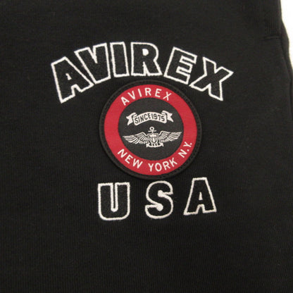 AVIREX | アヴィレックス VARSITY LOGO SHORTS ショートパンツ 783-5913002 ブラック サイズ：M【姫路東店】