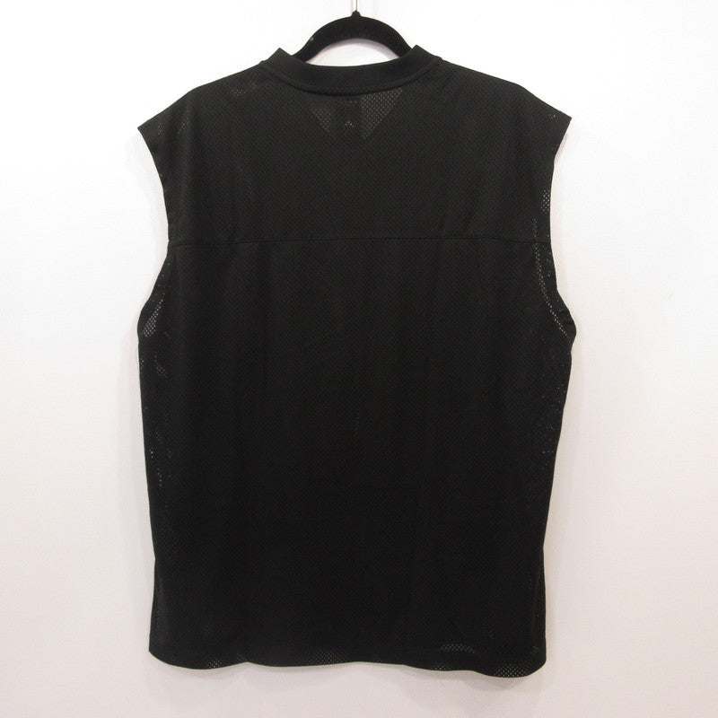 EXTRA BIG MESH FOOTBALL SHIRT 半袖シャツ ブラック サイズ：S【姫路東店】