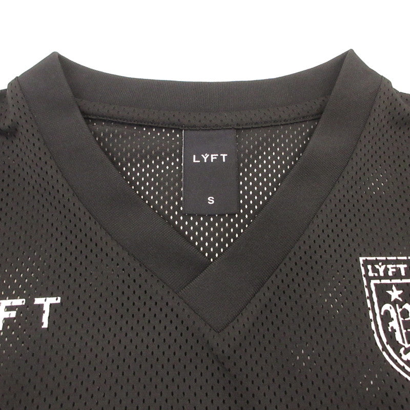 EXTRA BIG MESH FOOTBALL SHIRT 半袖シャツ ブラック サイズ：S【姫路東店】