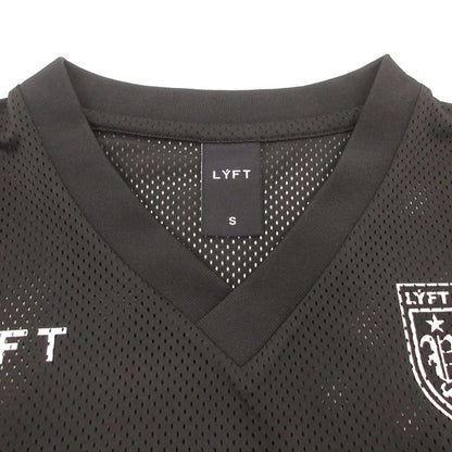 EXTRA BIG MESH FOOTBALL SHIRT 半袖シャツ ブラック サイズ：S【姫路東店】