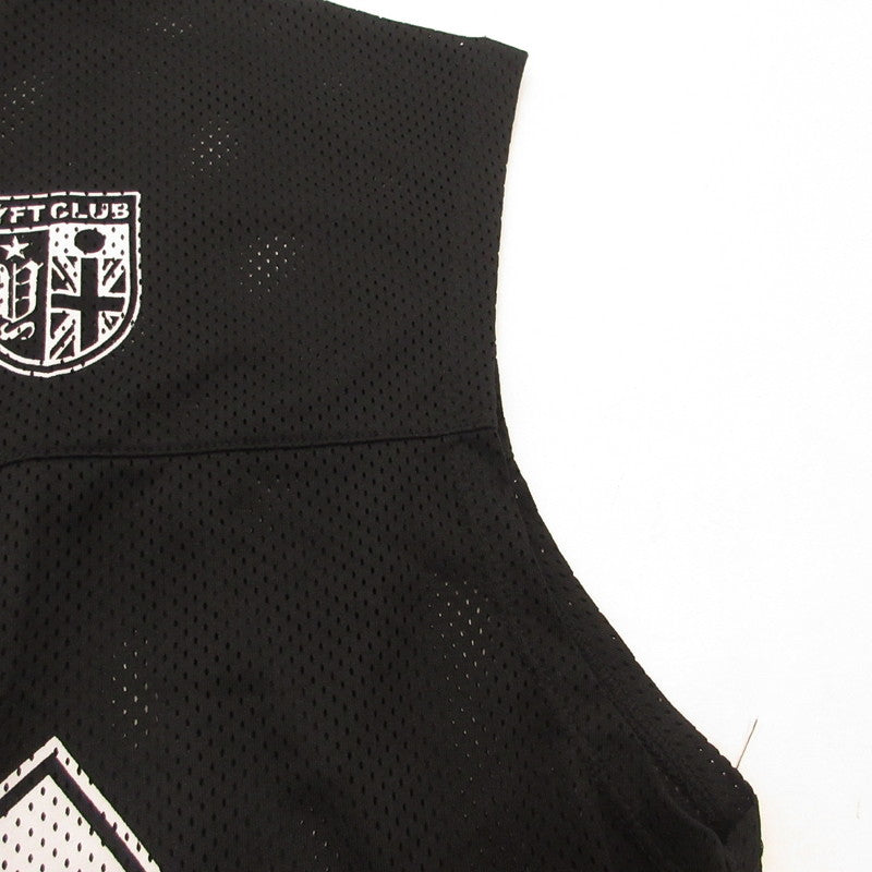 EXTRA BIG MESH FOOTBALL SHIRT 半袖シャツ ブラック サイズ：S【姫路東店】
