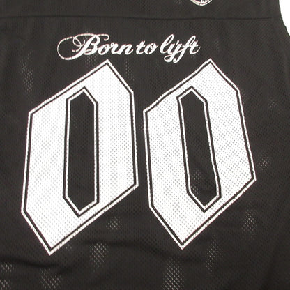 EXTRA BIG MESH FOOTBALL SHIRT 半袖シャツ ブラック サイズ：S【姫路東店】