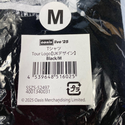 oasis live'25 tour logo tee 半袖Ｔシャツ サイズ：M 専売 ブラック【姫路東店】