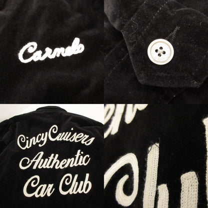 HOUSTON | ヒューストン COTTON VELVETEEN HARRINGTON JACKET スーベニアジャケット 51510 ブラック サイズ：M【姫路東店】