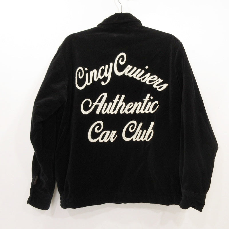 HOUSTON | ヒューストン COTTON VELVETEEN HARRINGTON JACKET スーベニアジャケット 51510 ブラック サイズ：M【姫路東店】