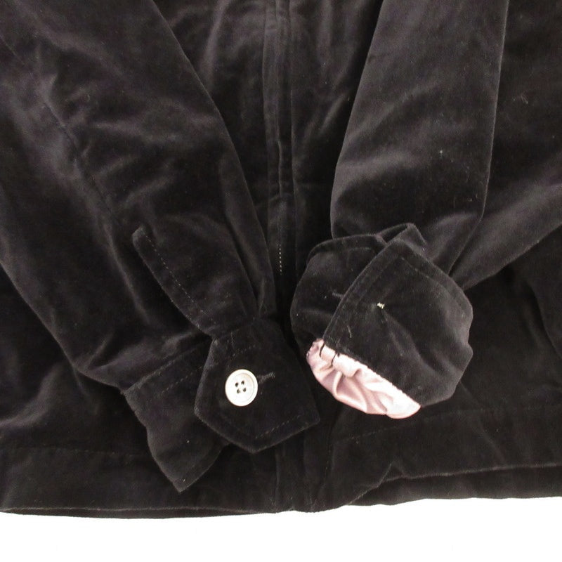 HOUSTON | ヒューストン COTTON VELVETEEN HARRINGTON JACKET スーベニアジャケット 51510 ブラック サイズ：M【姫路東店】