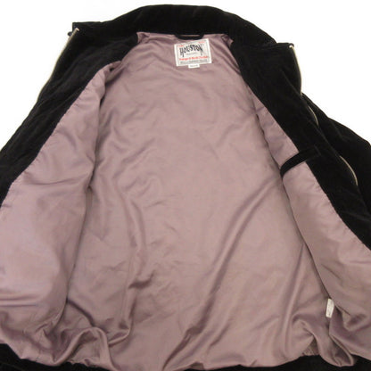 HOUSTON | ヒューストン COTTON VELVETEEN HARRINGTON JACKET スーベニアジャケット 51510 ブラック サイズ：M【姫路東店】