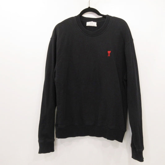 AMI | アミ SMALL ADC SWEATSHIRT スウェット BFUSW001.730 ブラック サイズ：M【姫路東店】