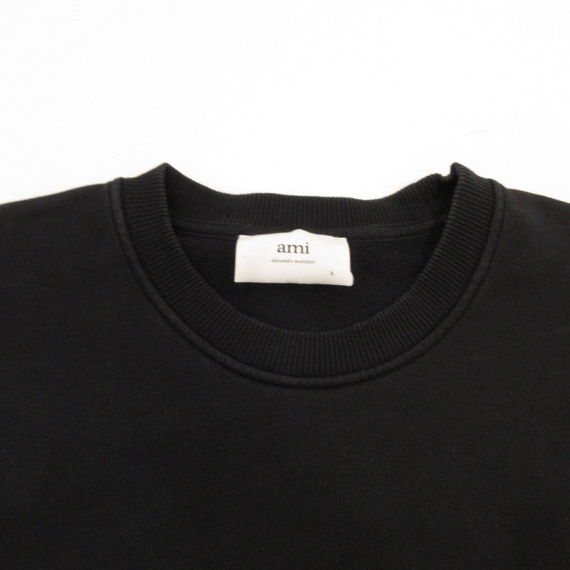 AMI | アミ SMALL ADC SWEATSHIRT スウェット BFUSW001.730 ブラック サイズ：M【姫路東店】
