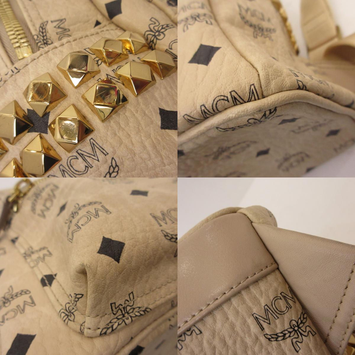 MCM | エム・シー・エム Stark Side Studs Backpack リュック・デイパック MMK6SVE37IG001【姫路東店】