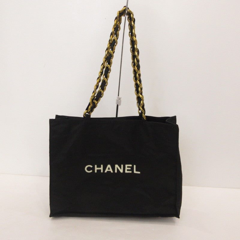 CHANEL | シャネル CCチェーン トートナイロン トートバッグ ブラック【姫路東店】