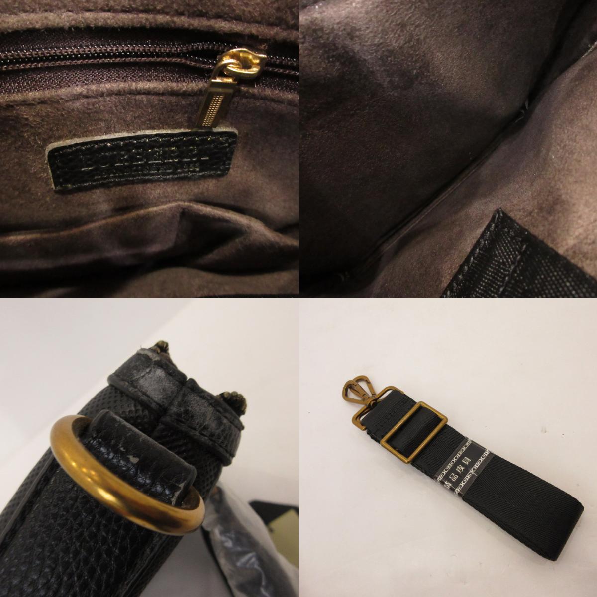 BURBERRY LONDON | バーバリーロンドン エンボスチェックレザー トートバッグ ブラック【姫路東店】