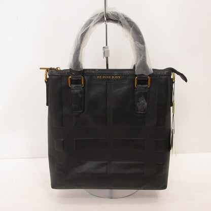 BURBERRY LONDON | バーバリーロンドン エンボスチェックレザー トートバッグ ブラック【姫路東店】