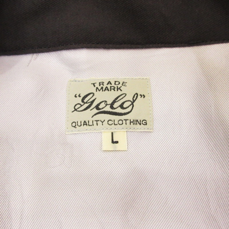 TAILOR TOYO(東洋エンタープライズ) | テイラートウヨウテイラートーヨー SOUVENIR JACKET AGED MODEL JAPAN MAP スーベニアジャケット GL15848AK /GOLD/ONLY ARK ブラック サイズ：L【姫路東店】