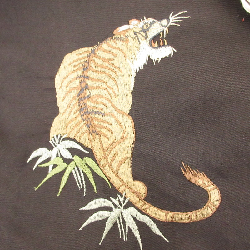 TAILOR TOYO(東洋エンタープライズ) | テイラートウヨウテイラートーヨー SOUVENIR JACKET AGED MODEL JAPAN MAP スーベニアジャケット GL15848AK /GOLD/ONLY ARK ブラック サイズ：L【姫路東店】