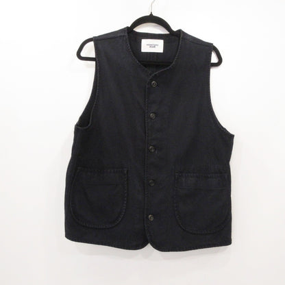 桃太郎ジーンズ | モモタロウジーンズ SASHIKO VEST ベスト MMVE6000 ネイビー サイズ：M【姫路東店】