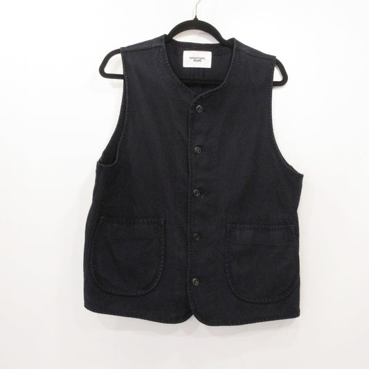 桃太郎ジーンズ | モモタロウジーンズ SASHIKO VEST ベスト MMVE6000 ネイビー サイズ：M【姫路東店】