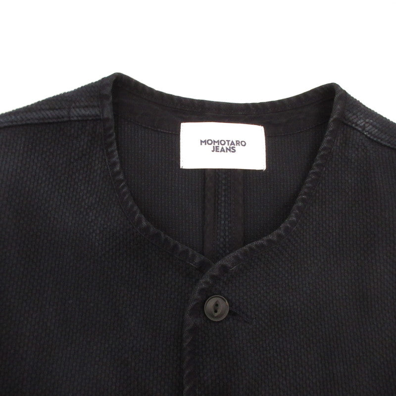 桃太郎ジーンズ | モモタロウジーンズ SASHIKO VEST ベスト MMVE6000 ネイビー サイズ：M【姫路東店】