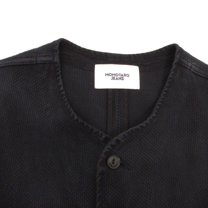 桃太郎ジーンズ | モモタロウジーンズ SASHIKO VEST ベスト MMVE6000 ネイビー サイズ：M【姫路東店】
