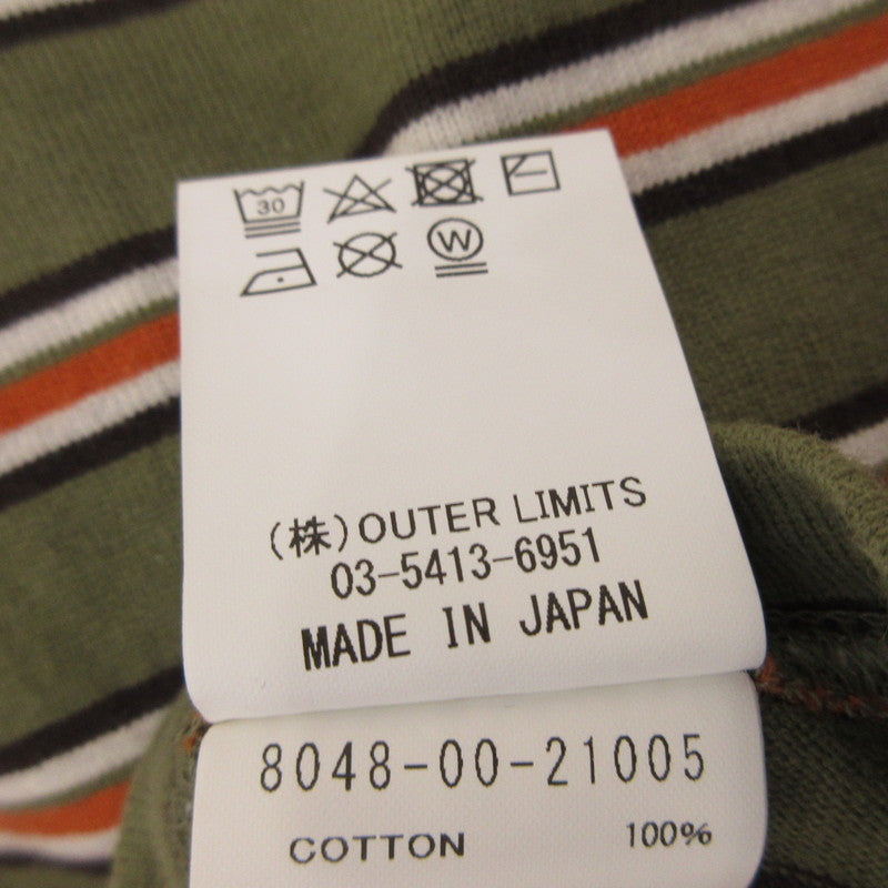 Nigel Cabourn | ナイジェルケーボン 9.5oz BORDER H/S T-SH 半袖Ｔシャツ 8048-00-21005 サイズ：48【姫路東店】