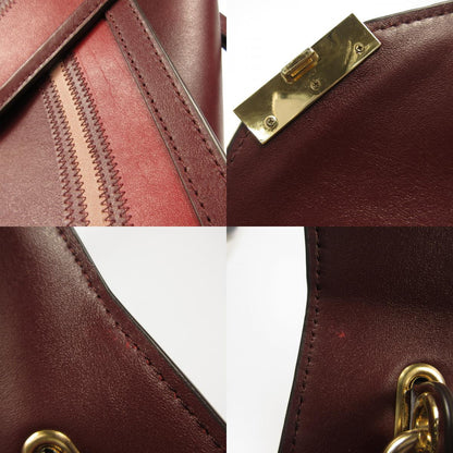 Michael Kors | マイケルコース Whitney Large Tri-Color Leather Satchel その他バッグ 30F8GWHS3Y ボルドー/バーガンディー【姫路東店】