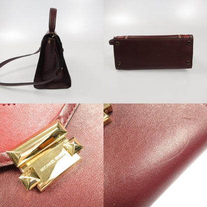 Michael Kors | マイケルコース Whitney Large Tri-Color Leather Satchel その他バッグ 30F8GWHS3Y ボルドー/バーガンディー【姫路東店】
