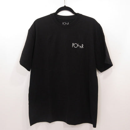 POLAR SKATE CO. | ポーラースケートカンパニー STROKE LOGO T-SHIRTS 半袖Ｔシャツ ブラック サイズ：L【姫路東店】