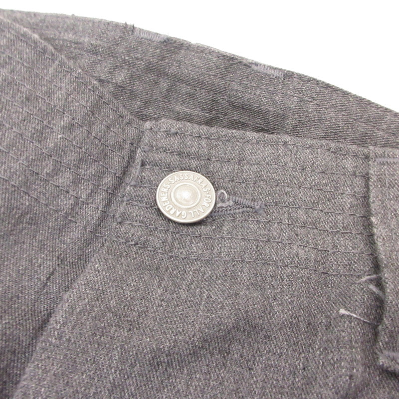 SASSAFRAS | ササフラス Digs Crew Pants 4/5 カーゴパンツ グレー サイズ：M【姫路東店】