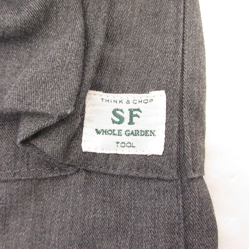SASSAFRAS | ササフラス Digs Crew Pants 4/5 カーゴパンツ グレー サイズ：M【姫路東店】