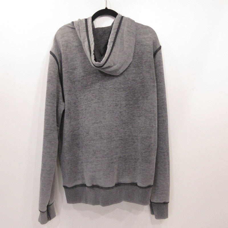 DIESEL | ディーゼル S-GINN-HOOD-ZIP-L1 パーカー A10434 グレー サイズ：XXL【姫路東店】