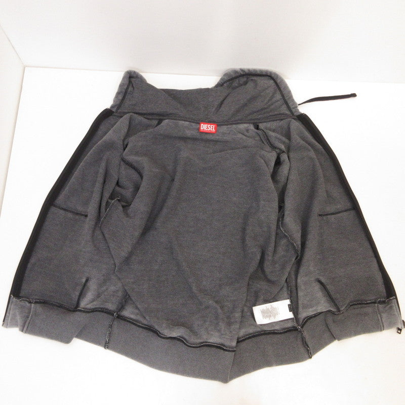 DIESEL | ディーゼル S-GINN-HOOD-ZIP-L1 パーカー A10434 グレー サイズ：XXL【姫路東店】