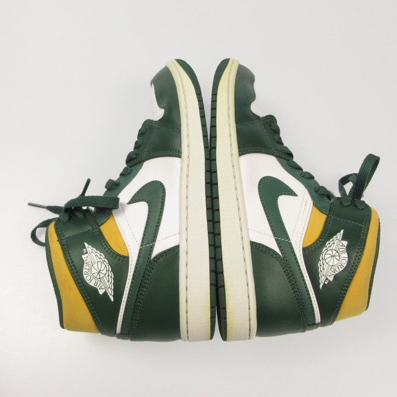 NIKE | ナイキ AIR JORDAN 1 MID SEATTLE SUPERSONICS スニーカー 554724-371 グリーン 25cm【姫路東店】
