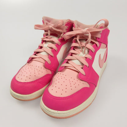 NIKE | ナイキ GS AIR JORDAN 1 MID MEDIUM SOFT PINK スニーカー FD8780-116 ピンク 24.5cm【姫路東店】