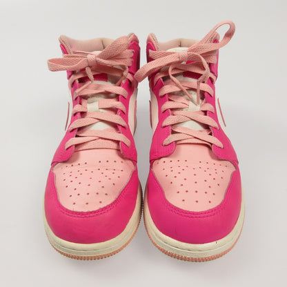 NIKE | ナイキ GS AIR JORDAN 1 MID MEDIUM SOFT PINK スニーカー FD8780-116 ピンク 24.5cm【姫路東店】