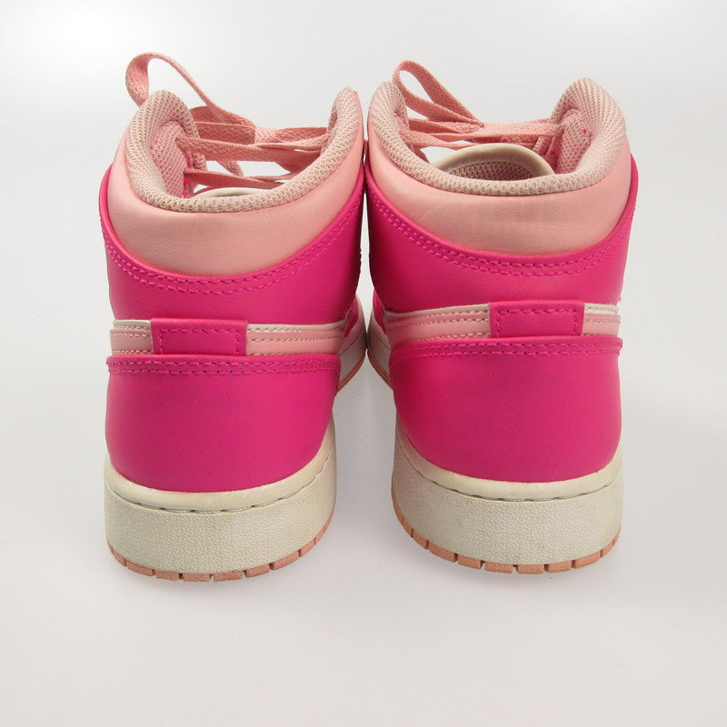 NIKE | ナイキ GS AIR JORDAN 1 MID MEDIUM SOFT PINK スニーカー FD8780-116 ピンク 24.5cm【姫路東店】