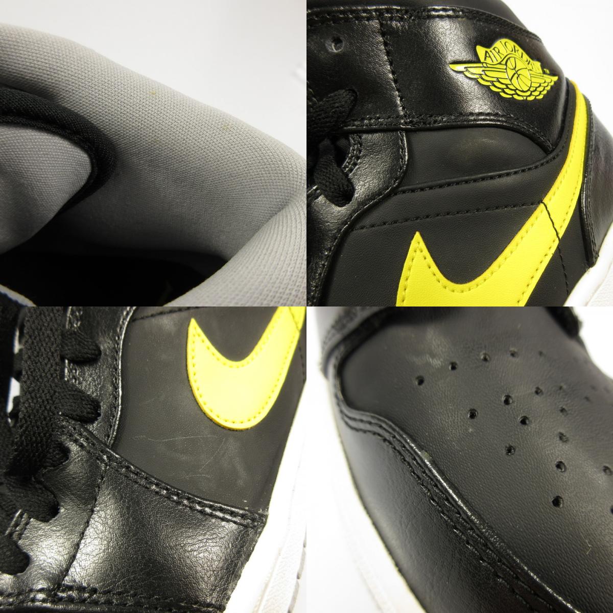 NIKE | ナイキ Air Jordan 1 Mid スニーカー 554724-070 2014A/W サイズ:28.0cm ブラック 28cm【姫路東店】
